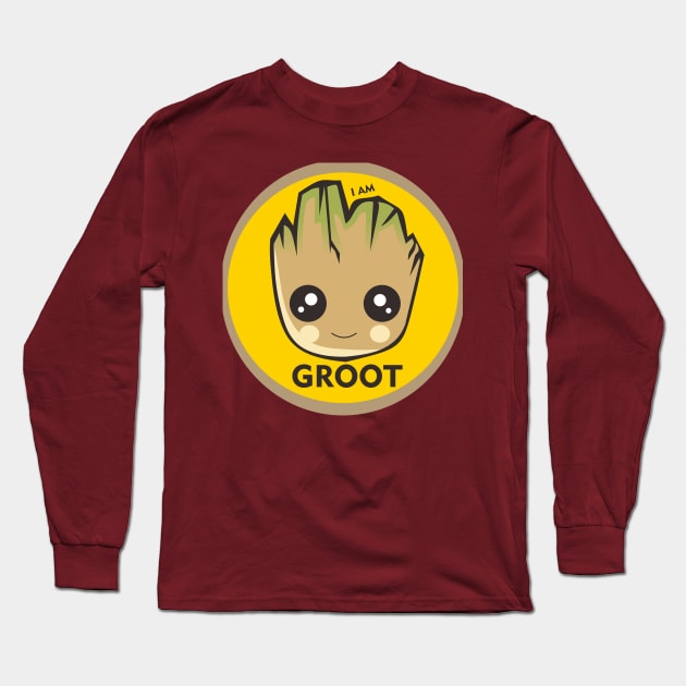 I AM GROOT Long Sleeve T-Shirt by Kurnia